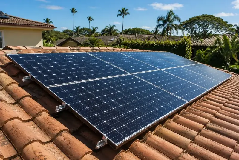 Installation de panneaux solaires à Chasnais